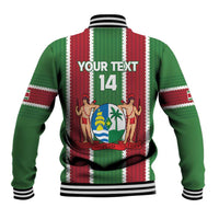 Custom Suriname Football Baseball Jacket 2025 Go Natio Flag Color