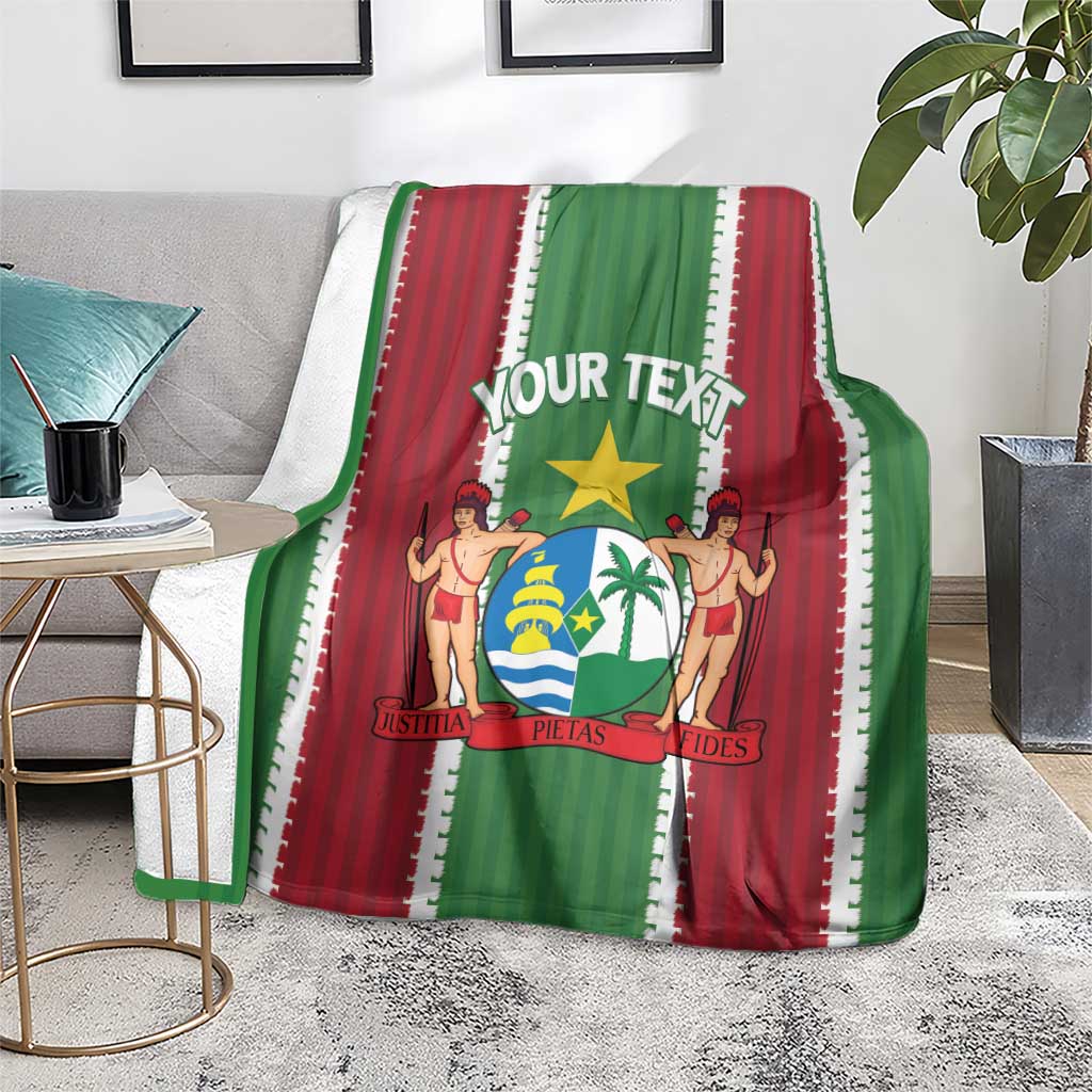 Custom Suriname Football Blanket 2025 Go Natio Flag Color