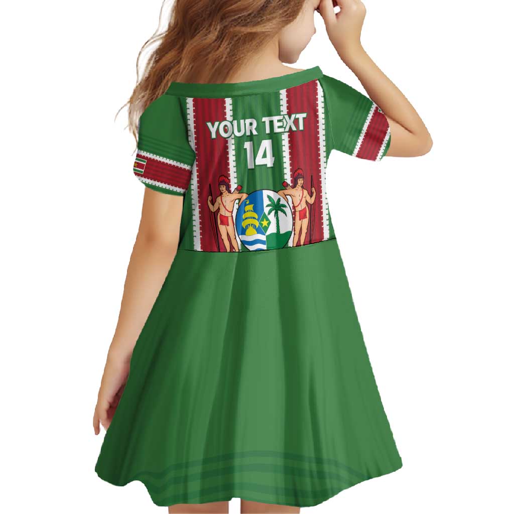 Custom Suriname Football Family Matching Mermaid Dress and Hawaiian Shirt 2025 Go Natio Flag Color