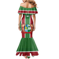 Custom Suriname Football Family Matching Mermaid Dress and Hawaiian Shirt 2025 Go Natio Flag Color