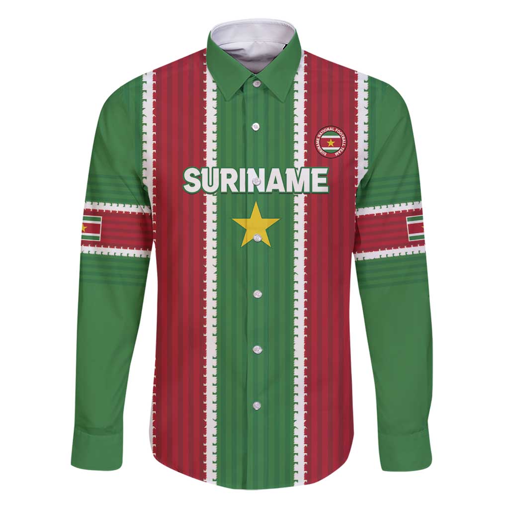 Custom Suriname Football Family Matching Puletasi and Hawaiian Shirt 2025 Go Natio Flag Color