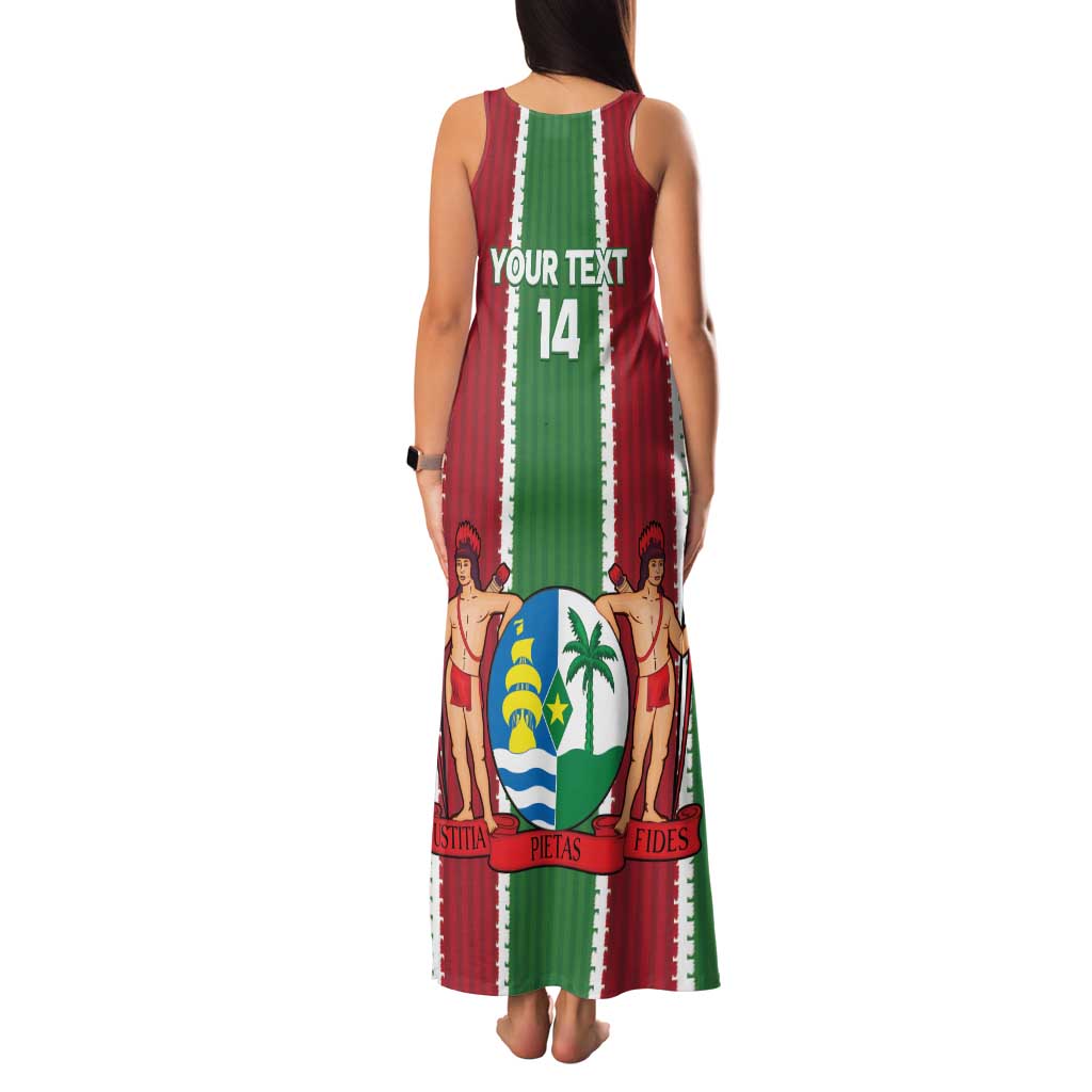Custom Suriname Football Family Matching Tank Maxi Dress and Hawaiian Shirt 2025 Go Natio Flag Color