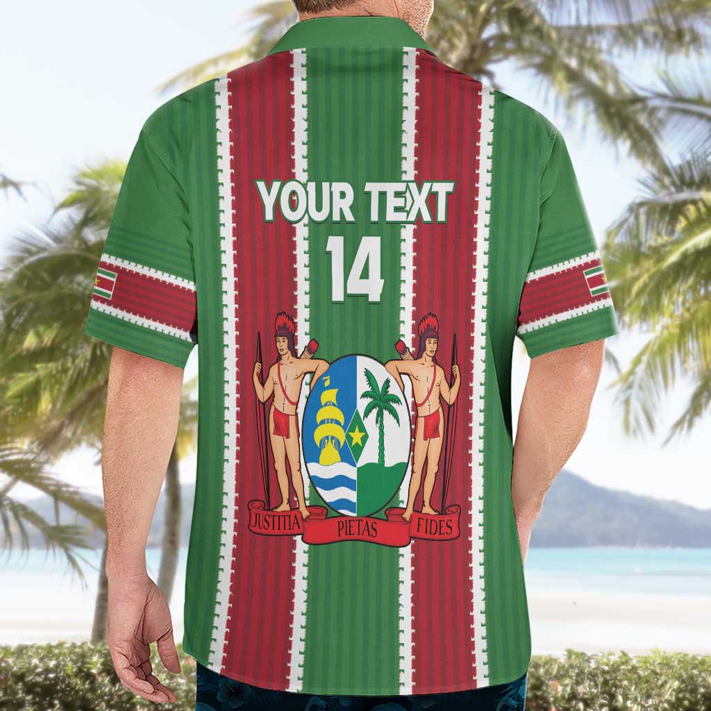 Custom Suriname Football Hawaiian Shirt 2025 Go Natio Flag Color