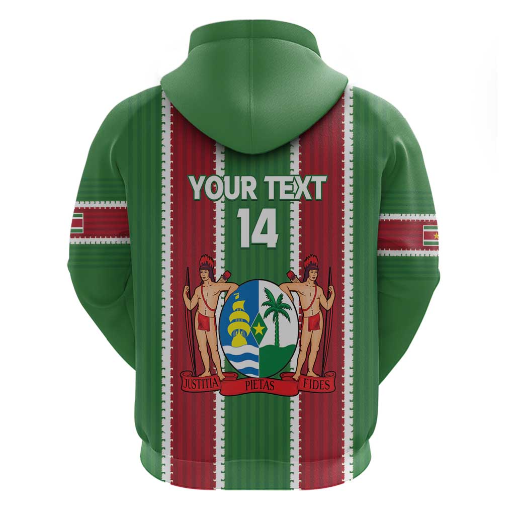 Custom Suriname Football Hoodie 2025 Go Natio Flag Color