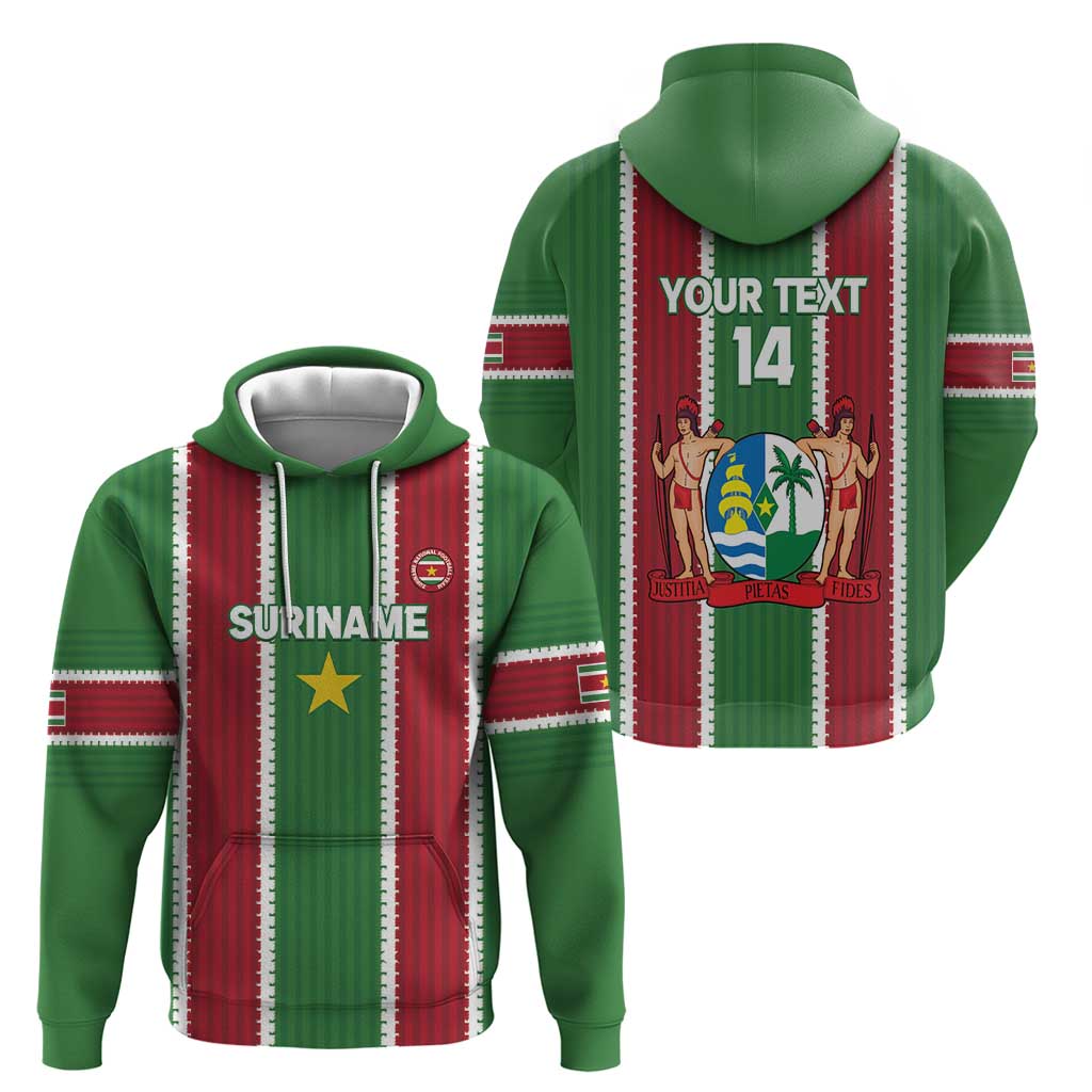 Custom Suriname Football Hoodie 2025 Go Natio Flag Color