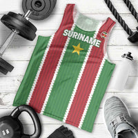 Custom Suriname Football Men Tank Top 2025 Go Natio Flag Color