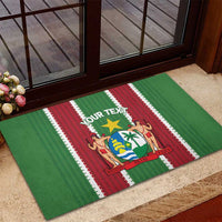 Custom Suriname Football Rubber Doormat 2025 Go Natio Flag Color