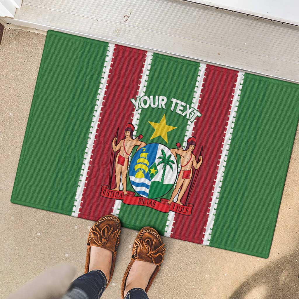 Custom Suriname Football Rubber Doormat 2025 Go Natio Flag Color
