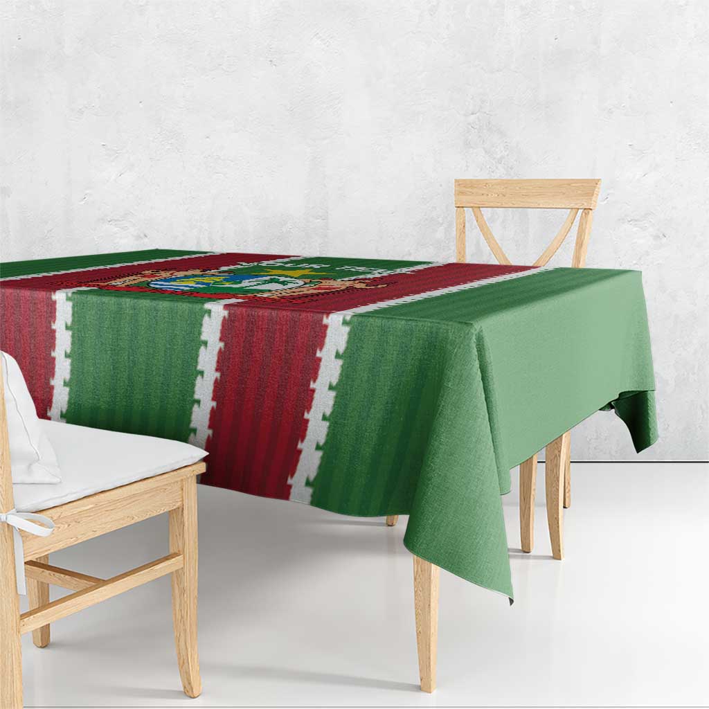Custom Suriname Football Tablecloth 2025 Go Natio Flag Color