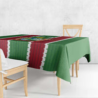Custom Suriname Football Tablecloth 2025 Go Natio Flag Color