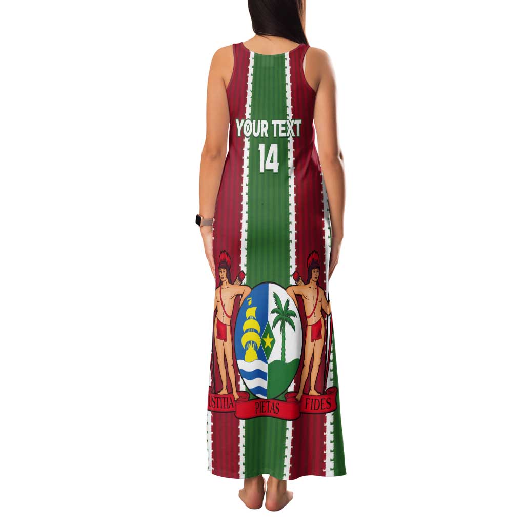 Custom Suriname Football Tank Maxi Dress 2025 Go Natio Flag Color