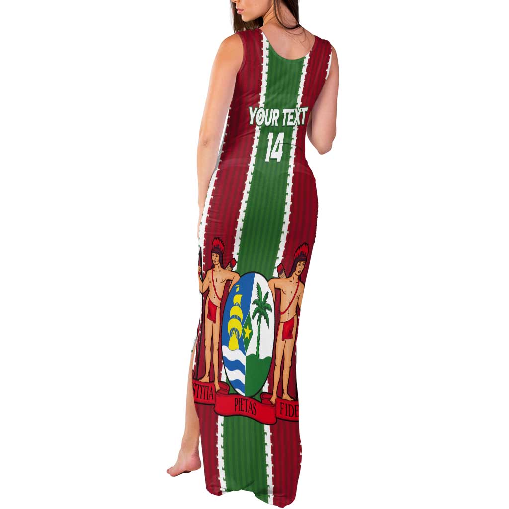 Custom Suriname Football Tank Maxi Dress 2025 Go Natio Flag Color