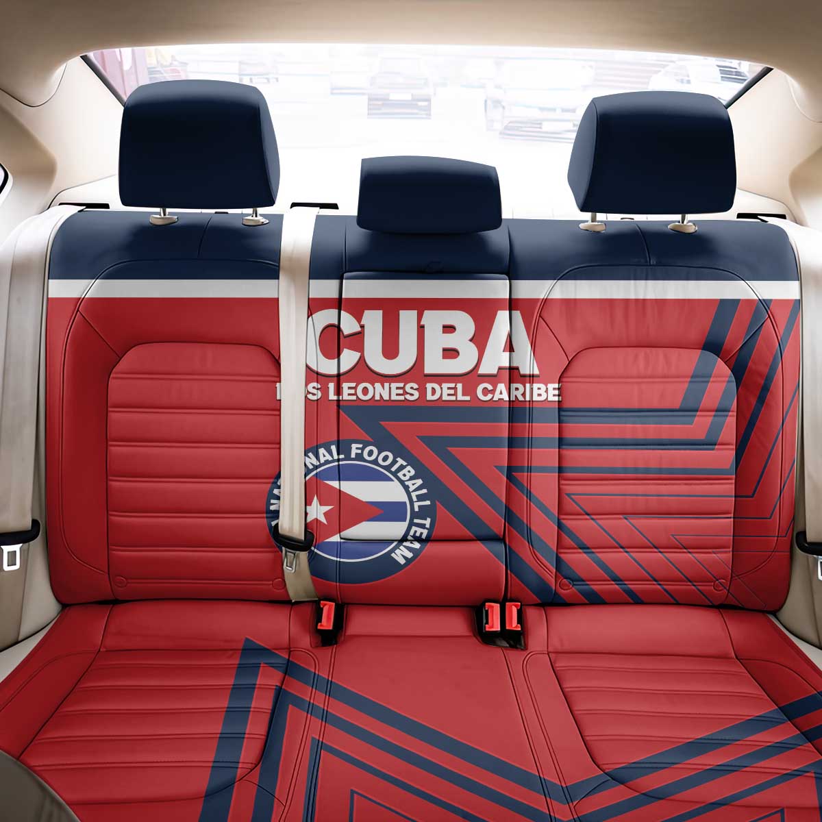 Cuba Football Back Car Seat Cover 2025 Los Leones del Caribe