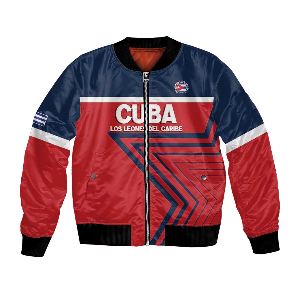 Custom Cuba Football Bomber Jacket 2025 Los Leones del Caribe