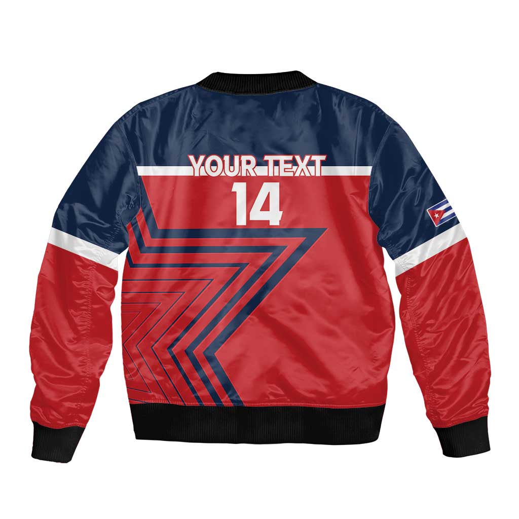 Custom Cuba Football Bomber Jacket 2025 Los Leones del Caribe