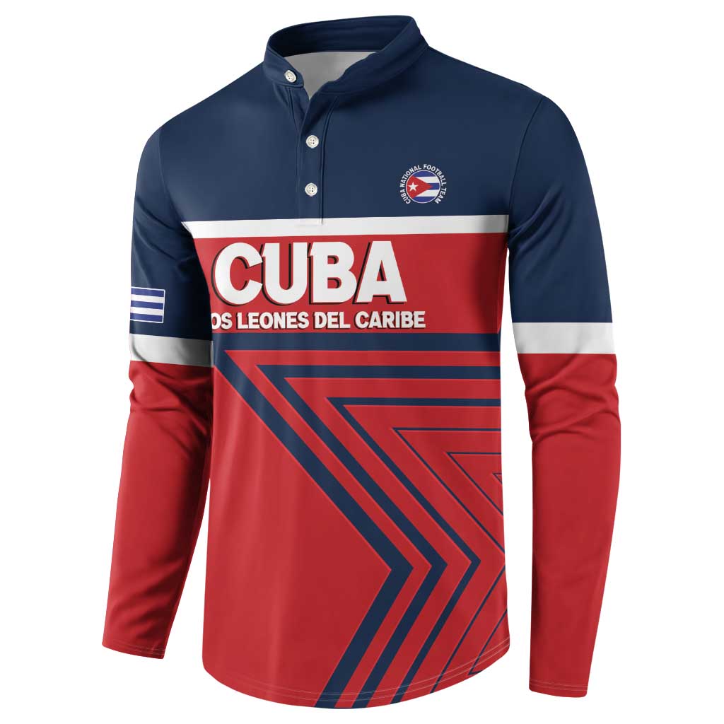 Custom Cuba Football Button Sweatshirt 2025 Los Leones del Caribe