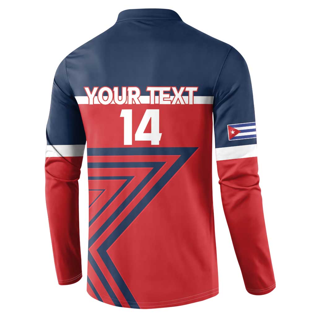 Custom Cuba Football Button Sweatshirt 2025 Los Leones del Caribe