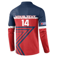 Custom Cuba Football Button Sweatshirt 2025 Los Leones del Caribe