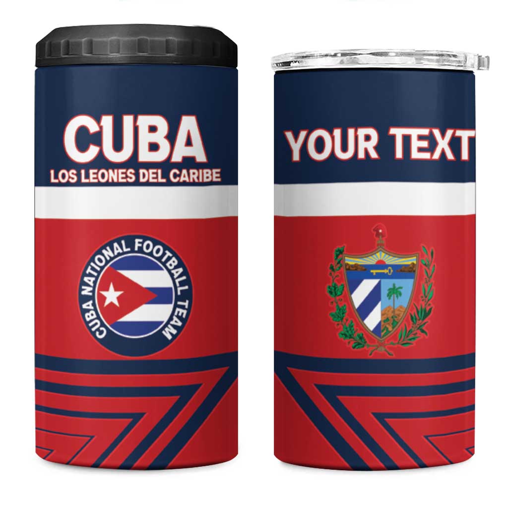 Custom Cuba Football 4 in 1 Can Cooler Tumbler 2025 Los Leones del Caribe