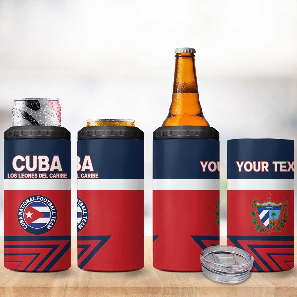 Custom Cuba Football 4 in 1 Can Cooler Tumbler 2025 Los Leones del Caribe