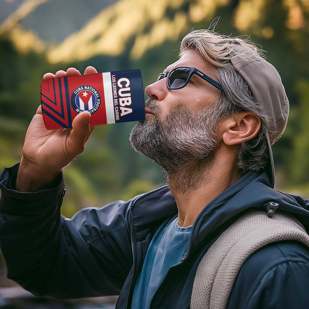 Custom Cuba Football 4 in 1 Can Cooler Tumbler 2025 Los Leones del Caribe