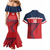 Custom Cuba Football Couples Matching Mermaid Dress and Hawaiian Shirt 2025 Los Leones del Caribe