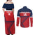 Custom Cuba Football Couples Matching Off Shoulder Maxi Dress and Long Sleeve Button Shirt 2025 Los Leones del Caribe