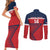 Custom Cuba Football Couples Matching Short Sleeve Bodycon Dress and Long Sleeve Button Shirt 2025 Los Leones del Caribe