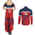 Custom Cuba Football Couples Matching Summer Maxi Dress and Long Sleeve Button Shirt 2025 Los Leones del Caribe