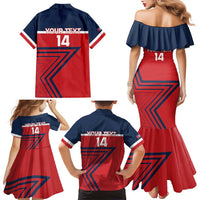 Custom Cuba Football Family Matching Mermaid Dress and Hawaiian Shirt 2025 Los Leones del Caribe