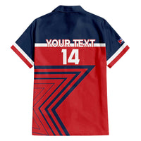 Custom Cuba Football Family Matching Off The Shoulder Long Sleeve Dress and Hawaiian Shirt 2025 Los Leones del Caribe