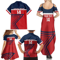Custom Cuba Football Family Matching Summer Maxi Dress and Hawaiian Shirt 2025 Los Leones del Caribe