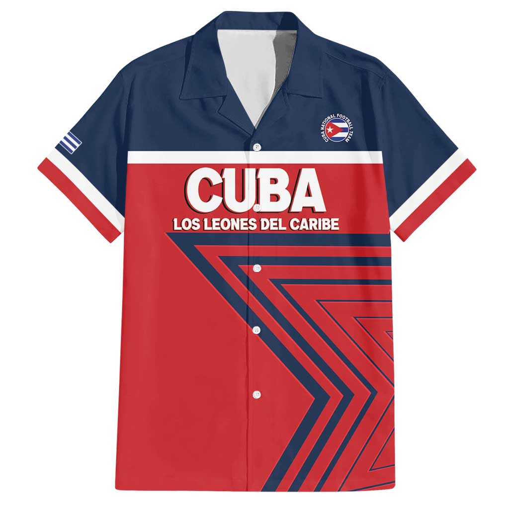 Custom Cuba Football Hawaiian Shirt 2025 Los Leones del Caribe