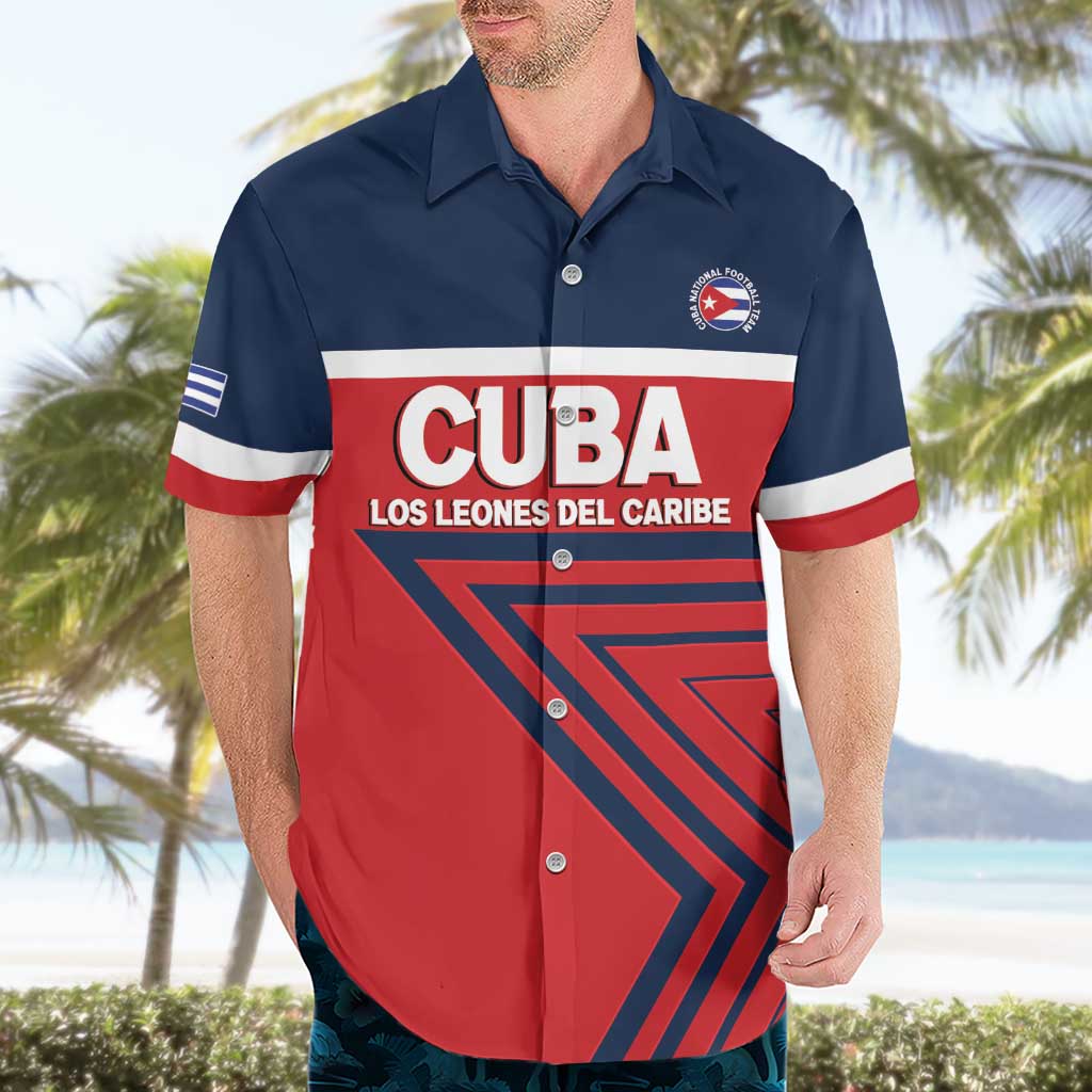 Custom Cuba Football Hawaiian Shirt 2025 Los Leones del Caribe