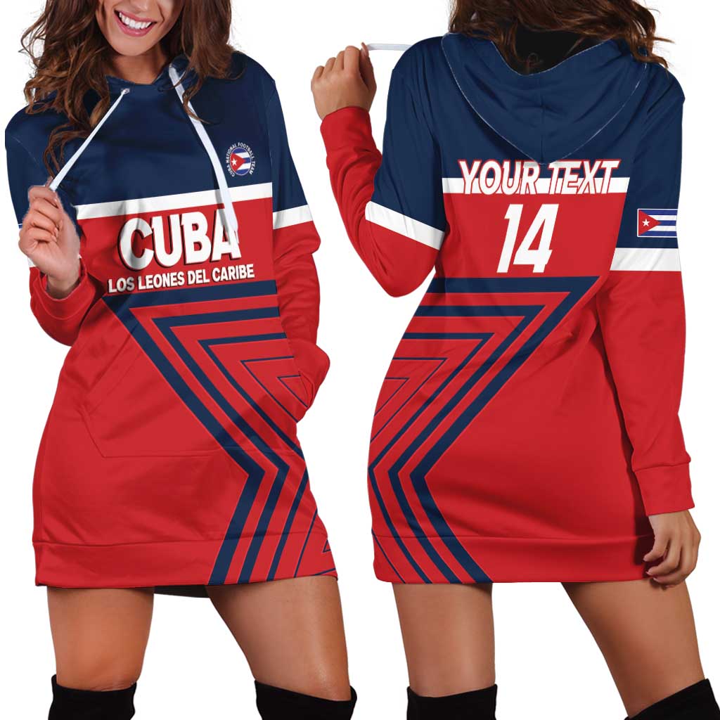Custom Cuba Football Hoodie Dress 2025 Los Leones del Caribe