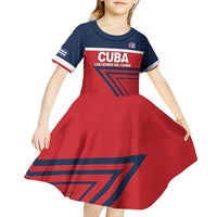 Custom Cuba Football Kid Short Sleeve Dress 2025 Los Leones del Caribe