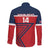 Custom Cuba Football Long Sleeve Button Shirt 2025 Los Leones del Caribe