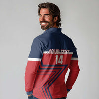 Custom Cuba Football Long Sleeve Polo Shirt 2025 Los Leones del Caribe