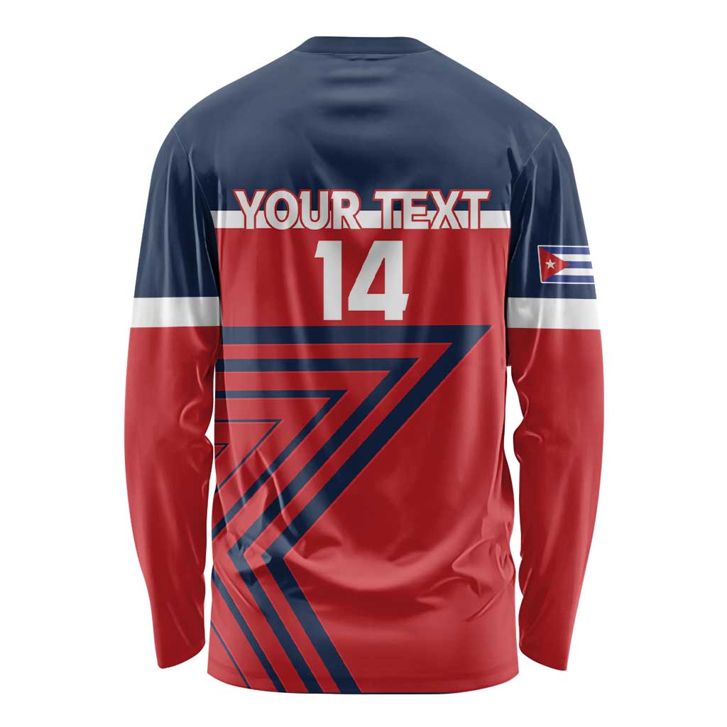 Custom Cuba Football Long Sleeve Shirt 2025 Los Leones del Caribe