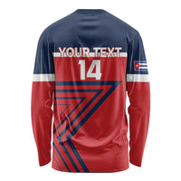 Custom Cuba Football Long Sleeve Shirt 2025 Los Leones del Caribe