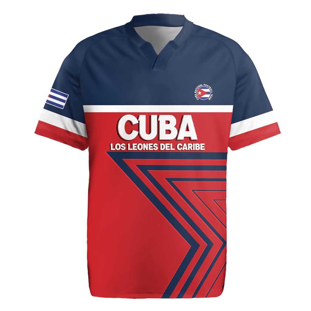 Custom Cuba Football Rugby Jersey 2025 Los Leones del Caribe