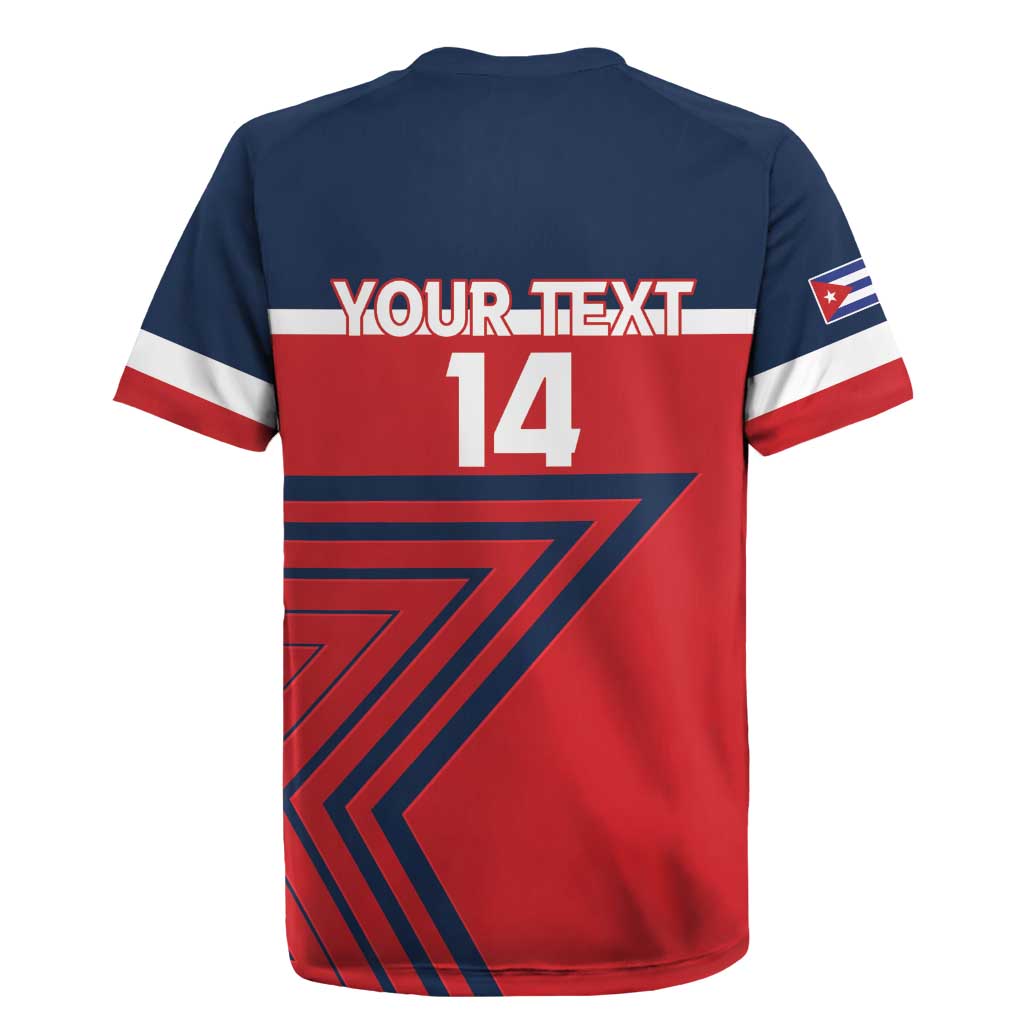 Custom Cuba Football Rugby Jersey 2025 Los Leones del Caribe