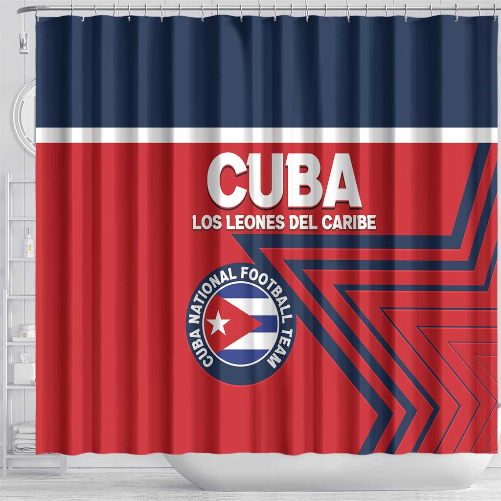 Cuba Football Shower Curtain 2025 Los Leones del Caribe
