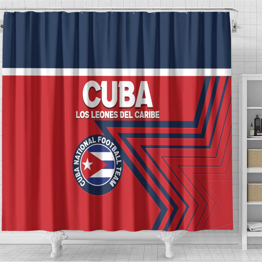 Cuba Football Shower Curtain 2025 Los Leones del Caribe