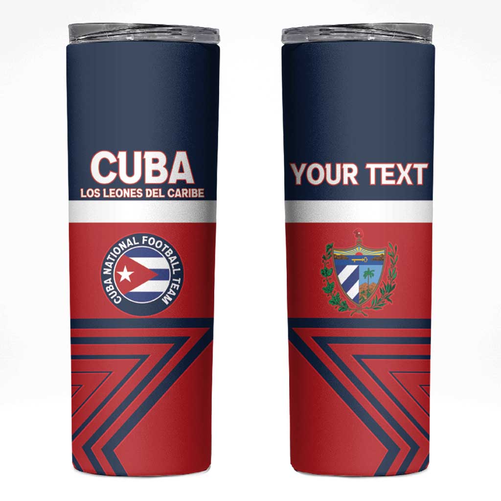 Custom Cuba Football Skinny Tumbler 2025 Los Leones del Caribe