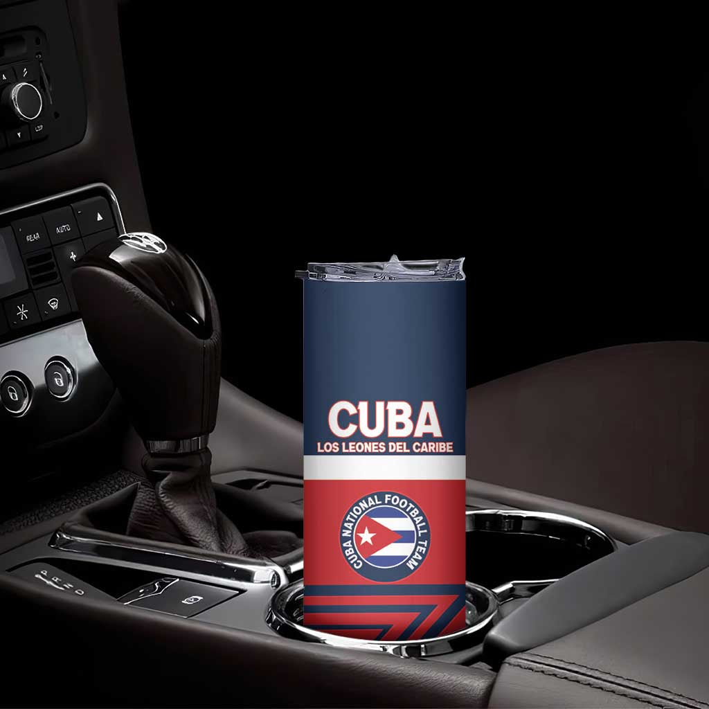 Custom Cuba Football Skinny Tumbler 2025 Los Leones del Caribe