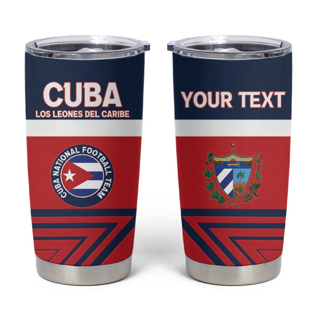 Custom Cuba Football Tumbler Cup 2025 Los Leones del Caribe