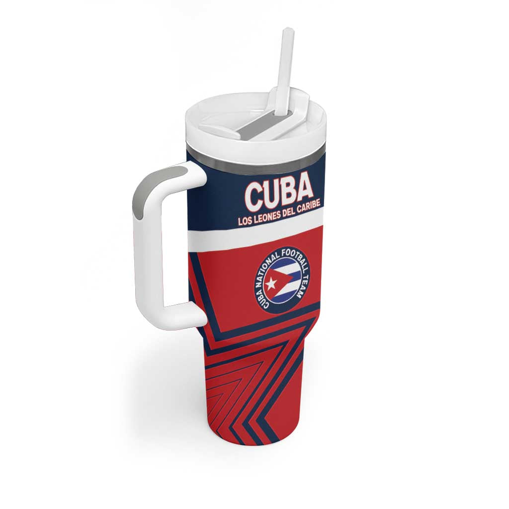 Custom Cuba Football Tumbler With Handle 2025 Los Leones del Caribe