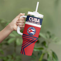 Custom Cuba Football Tumbler With Handle 2025 Los Leones del Caribe