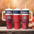 Custom Cuba Football Tumbler With Handle 2025 Los Leones del Caribe